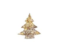 Lunartec Mini sapin de Noël décoratif en osier avec LED