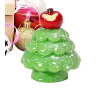 Mini sapins de Noël en résine - Sculpture de table décorative festive | Mini sapin de Noël de table pour la maison, l'intérieur, le salon, la cheminée, le plateau de marche et