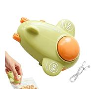 Mini scellant de sacs - Mini machine à sceller magnétique en forme d'avion - Refermeur de sacs rechargeable par USB | pour frites, biscuits, collations, viande, cuisine, ménage, fraîcheur, stockage de