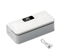 Mini scellant pour sachets blancs - Rechargeable - Portable - Avec écran d'affichage à 6 niveaux - Étanchéité de 9,4 cm de large - USB de type C - Pour collations, économiseur de nourriture et