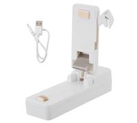Mini Scelleuse Portable de Sachets de Chips, Blanche, Plastique | Micro-chaleur, Referme les Paquet Réutilisables, Usage Voyage, Opération Simple, Aimant Intégré