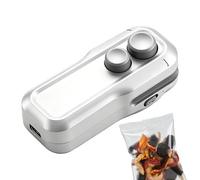 Mini scelleuse, rechargeable par USB - Pince d'étanchéité portable avec cutter - Pour sachets - Pour collations, biscuits, viande, fraîcheur, cuisine, ménage