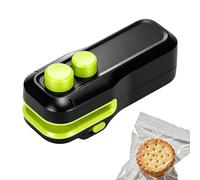 Mini Scelleuse rechargeable USB avec coupeur, scellant sous vide pour biscuits, chips, snacks, viande, cuisine, maison, conserve la fraîcheur et le stockage
