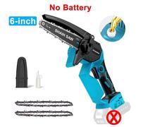 Mini-scie à chaîne - 15 cm - 21 V - Moteur sans balais - 700 W - Lubrification automatique - Sans batterie
