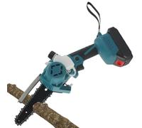Mini Scie À Chaîne 15 cm Puissante 550 W Mini Rechargeable Sans Fil | Tronçonneuse Électrique Coupe-Branches De Jardin Pour Cour Arrière Cour Verger Ferme Bois Paysage Patio Jardin
