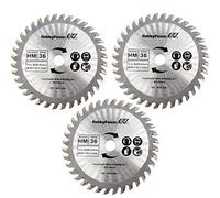 Mini scie circulaire à main Lot de 3 HM Scie bois Ø 85 x 10 mm 36 dents pour scie Scheppach Submersible PL285