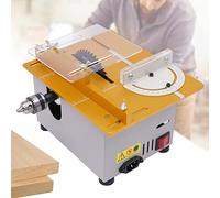 Mini Scie Circulaire À Table Multifonctionnelle, Avec Couteau À Onglet Et Lame Relevable, 300 W, Outil Artisanal Pour Le Travail Du Bois, Scie Circulaire Pour Modélisme, Pour Bricolage Et Artisanat