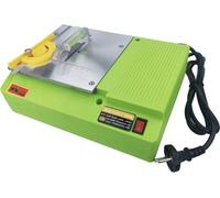 Mini scie circulaire de table - 220V - Multifonctionnelle - Angle de coupe réglable - Scie de précision pour le bois, le plastique et le modélisme
