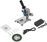 Mini-scie circulaire de table pour le bois et le métal - Scie à onglets - Lame de scie Ø 10,16 cm - Vitesse de rotation 9 000 tr/min - Profondeur de coupe 2,9 cm - Angle d'onglet 0–45° - Prise UE - No
