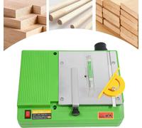 Mini-scie circulaire de table - Scie de table électrique - 480 W - 220 V CA - 8 800 tr/min - Multifonction - Pour le travail du bois - Vert