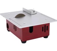 Mini scie circulaire, moteur sans balais, 7 vitesses, rouge