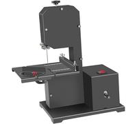 Mini scie circulaire - Scie de table pour le travail du bois - Coupe de précision - Angle réglable de 0 à 45 degrés - Moteur 800W - Gris