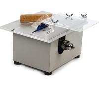 Mini scie circulaire sur table - Verticale - Moteur 96 W - 110-240 V - Profondeur de coupe 1-29 mm - Mandrin B12 - Prise UE - Noir
