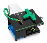 Mini scie de table avec tige flexible 11000 tr/min | Conception de table refroidie à l'eau pour couper et polir les pierres, le jade, les métaux précieux, le bois et le plastique