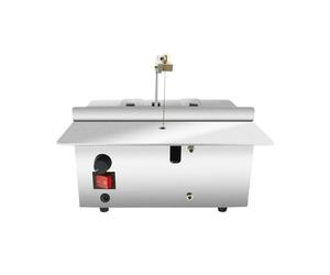 Mini scie sauteuse électrique de bureau 180 W, 10 lames pour bois | Coupez des matériaux en laiton, acier et pierres précieuses avec rouleau de lame de fil diamant et pince inclus