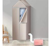 Mini sèche Linge, Petit sèche-Linge, Sèche-linge électrique portable, Sèche-linge par ventilation, Compact, boîtier en Plastique, Commande Tactile, multifonction : sèche-linge, armoire (Orange)