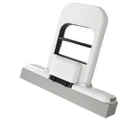 Mini Serpillière Petits Espaces, Petite Serpillière Éponge Auto Essorante Mains Libres, Mini Serpillières Bureau Pliable avec 3 Têtes Coton, Petite Serpillières Éponge Nettoyage Sec Humide