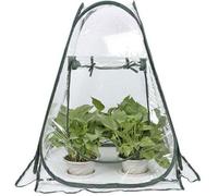 Mini Serre Pop Up - Petite Tente D'hivernage Pour Plantes - Pot De Fleurs - Mini Serre - Protection Hivernale Pour Plantes (70 X 70