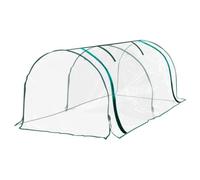 Mini serre portable - Auvent en PVC - 130 x 60 x 50 cm - Protection des | Pour fleurs et herbes - Serre résistante à l'hiver avec volets roulants pour la circulation de l'air