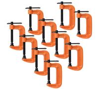 Mini serres de serrage de 60 mm, lot de 10, serres de type G, réglables, de couleur orange