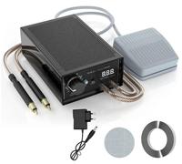 Mini-soudeuse par points 8000 W - Soudeuse par points portable à batterie 1200 A - Compatible avec les packs de batteries 18650 - Bandes de nickel de 0,1 à 0,3 mm - Pointe de soudage automatique