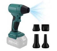 Mini Souffleur Compatible avec Makita 18V, 30 m/s, 130 000 TR/Min Moteur sans balais à Haute Vitesse, Jet Dry Turbo Fan pour