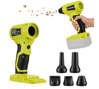 Mini souffleur sans fil compatible avec Ryobi 18 V, 130 000 tr/min - Sans balais - Contrôle de la vitesse en continu - Souffleur de poussière pour souffler les feuilles, le nettoyage, la voiture (pas