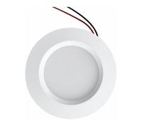Mini Spot LED Encastrable perçage 55mm diamètre 68mm Compact 3W DC12V étanche IP54 Salle de bain(Aluminium Blanc Naturel 4000K)