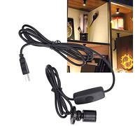 Mini Spot LED USB à Intensité Variable - Lumineux Orientable pour Vitrine, Armoire Bijoux, Porche Éclairage Blanc Chaud 3000K Poser Filaire Idéal Mise en Valeur Statues et Objets Décoratifs Aluminium