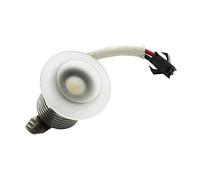 Mini spot LED verre 3 W spot lumière vitrée lumières escaliers murs marches 230 V trou encastré 30 mm