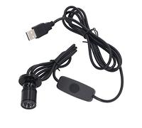 Mini Spot Light, Aluminium USB 5V LED Spot Avec 6.6ft Cable Little Accent Light pour Peinture Photo Plantes Bijoux Vitrine Modèle éclairage de Vitrine/ de Cabinet (Lumière Blanche Chaude 3000K)