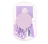 Mini Stapler, Effort Saving Portable Small Cute Stapler for Desk with Staple and Paper Clip for Office and School Supplies (Violette)
