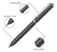 Mini Stylo À Bille - Turquoise - Rechargeable - Encre Noire - Rétractable - Online