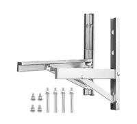 Mini support mural pliable pour climatisation, 2 supports d'installation | Support de climatiseur en acier inoxydable pour mini compresseur de pompe à chaleur en plein air