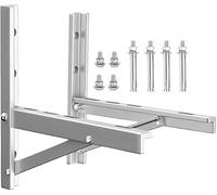 Mini supports divisés for l'extérieur | Support mural pliable | AC en acier | Inoxydable Support, for compresseur de pompe à chaleur mini split extérieur