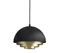 Mini Suspension Couleur Milieu Nordique Chaleureux en Laiton Noir Mat