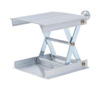 Mini Table Élévatrice 90x90mm Pour Labo pour physique Biologie(Silver) | Acier inoxydable aluminium, résistance à la rouille, finition pour durable, pour idéal pour labo pour physique et biologie