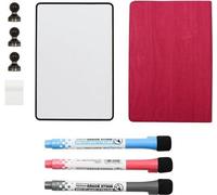 Mini tableau blanc magnétique A4 pour bureau, 19 x 30 cm, blanc