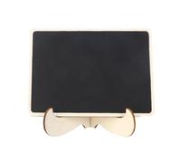 Mini Tableau Noir Chevalet en Bois, Rectangulaire, Style Rustique | Support Amovible, Léger et Stable, pour Cartes de Place et Mariages, Format Portable