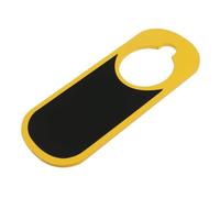 Mini Tableau Noir Double Face à Suspendre, Panneau Jaune en Bois | Accrocher au Bouton de Porte, Message Réinscriptible, Résistant à Déchirure, pour Bricolage et Sieste