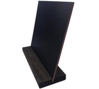 Mini Tableau Noir en Bois Vintage, Panneau Mémo Décoratif Noir | Panneau Décoratif pour Maison Cuisine, Support en Panneau de Densité, Style Rétro Unique