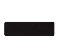 Mini tapis noir de la collection salonloewe de la marque efia, noir, 30 x 100 cm