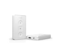 Mini télécommande Porte-clé 1 canal AC129-01 Blanche