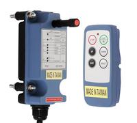 Mini Télécommande sans fil pour pont roulant grue pour industriel 4 canaux boutons 12V 24V électrique Treuil Remorque à benne basculante radio Emetteur et récepteur Saga L6