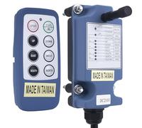 Mini Télécommande sans Fil pour Pont Roulant Grue pour Industriel 6 canaux Boutons 12V 24V Treuil électrique Treuil Remorque à Benne basculante Radio Emetteur et récepteur Saga-L8