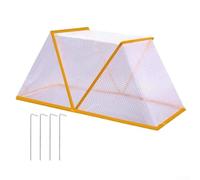 Mini tente de serre pliable à cadre froid avec housse transparente pour plantes, cloche de jardin portable pour protection contre le gel d'hiver et dôme d'abri (49 x 38 x 22 cm)
