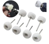 Mini tête de ponçage, disque abrasif en feutre, tige de 3mm, roues de polissage, brosse de polissage en métal, perceuse, outil rotatif, accessoires 10 pièces 2.35mm Shank