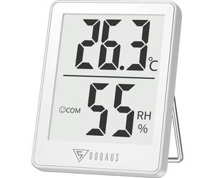 Mini-thermomètre d'intérieur précis avec écran LCD, affichage de la température et de l'humidité