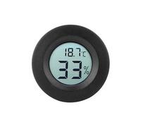 Mini thermomètre LCD numérique intégré hygromètre indicateur de température intérieur - Noir Noir G