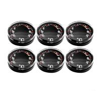 Mini thermomètre numérique en plastique ABS pour tableau de bord de voiture, étanche et résistant aux chocs, mesure précise de la température de -20 °C à 70 °C, compact 2 x 2 cm, noir, utilisation